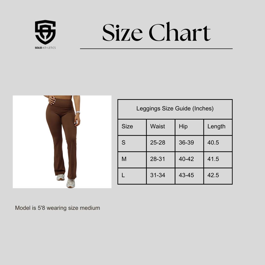 CurveFlow Flare Leggings - Solid Athletics