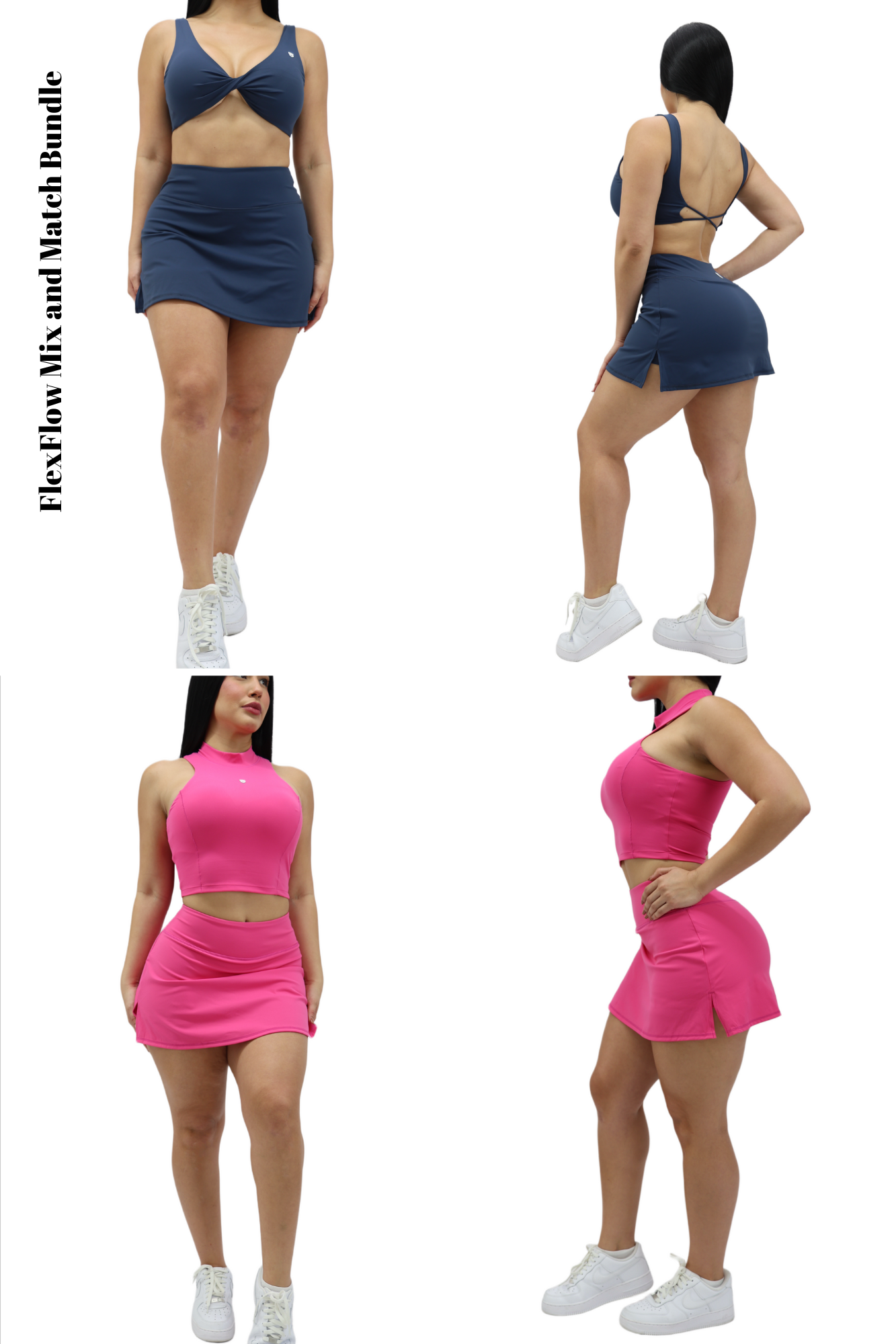 FlexFlow Active Tennis Skirt - Solid Athletics