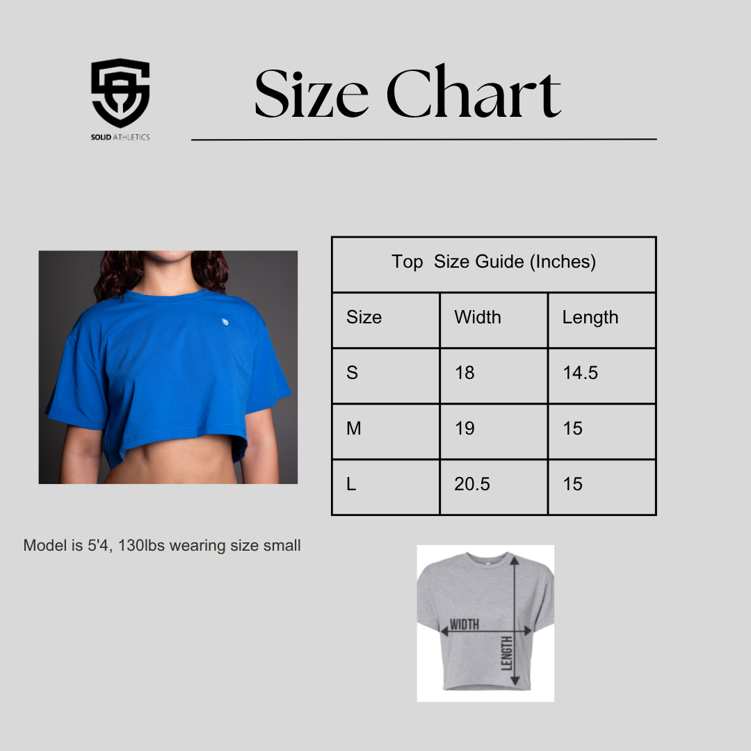 Oversized Crop Tee - Solid Athletics