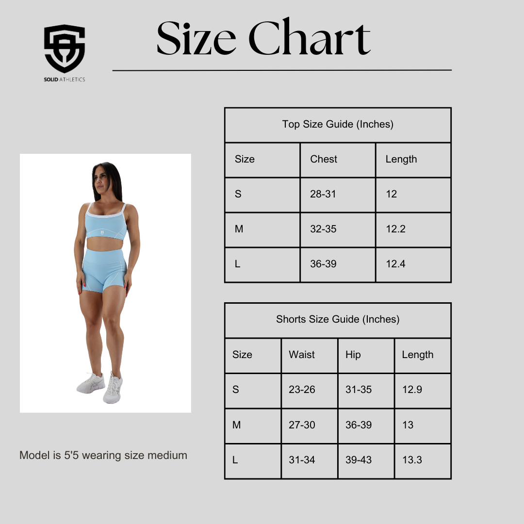 Elevate Biker Shorts Set - Gray - Solid Athletics