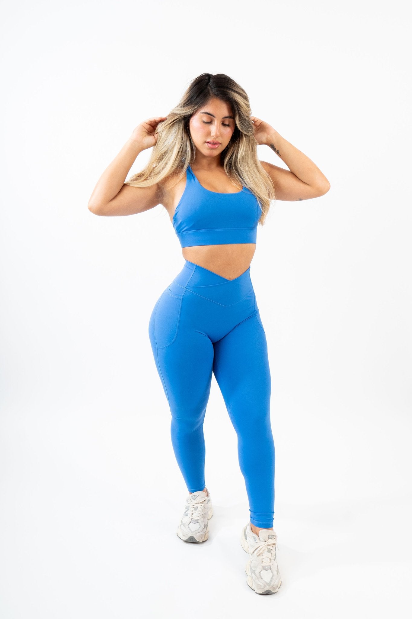 CrissCross Yoga Set - Blue - Shop Solid Athletics