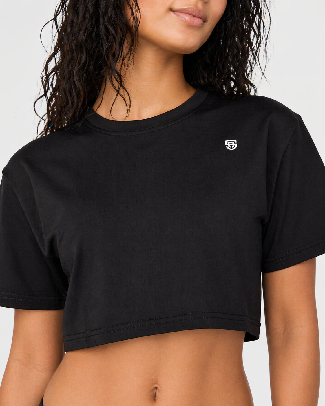 Oversized Crop Tee - Solid Athletics