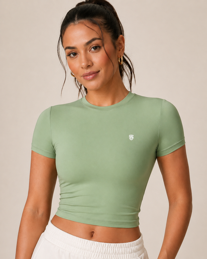 Sculpt-T Crop Top - Solid Athletics