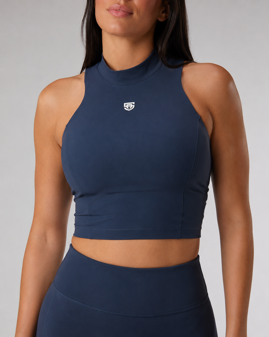 FlexFlow High Neck Crop Top