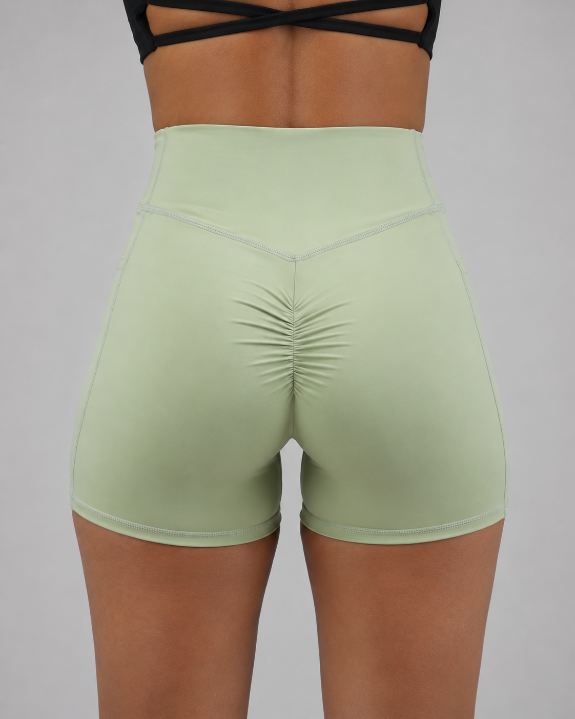 Crossover Pocket Biker Shorts