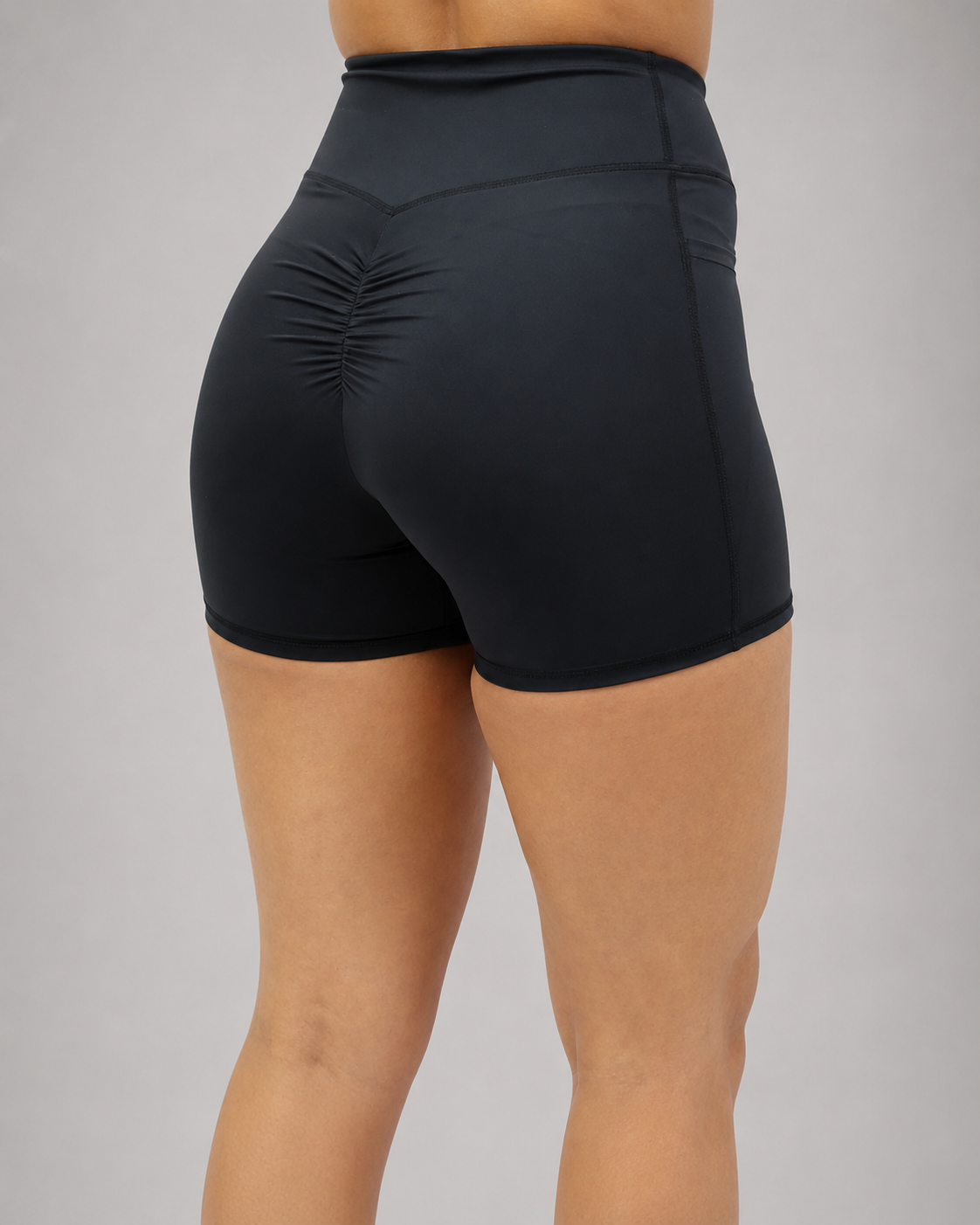 Crossover Pocket Biker Shorts