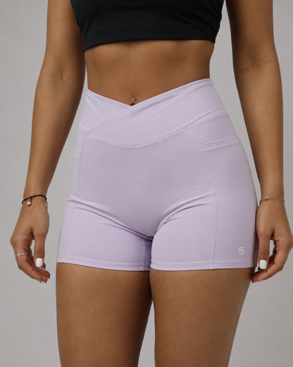 Crossover Pocket Biker Shorts