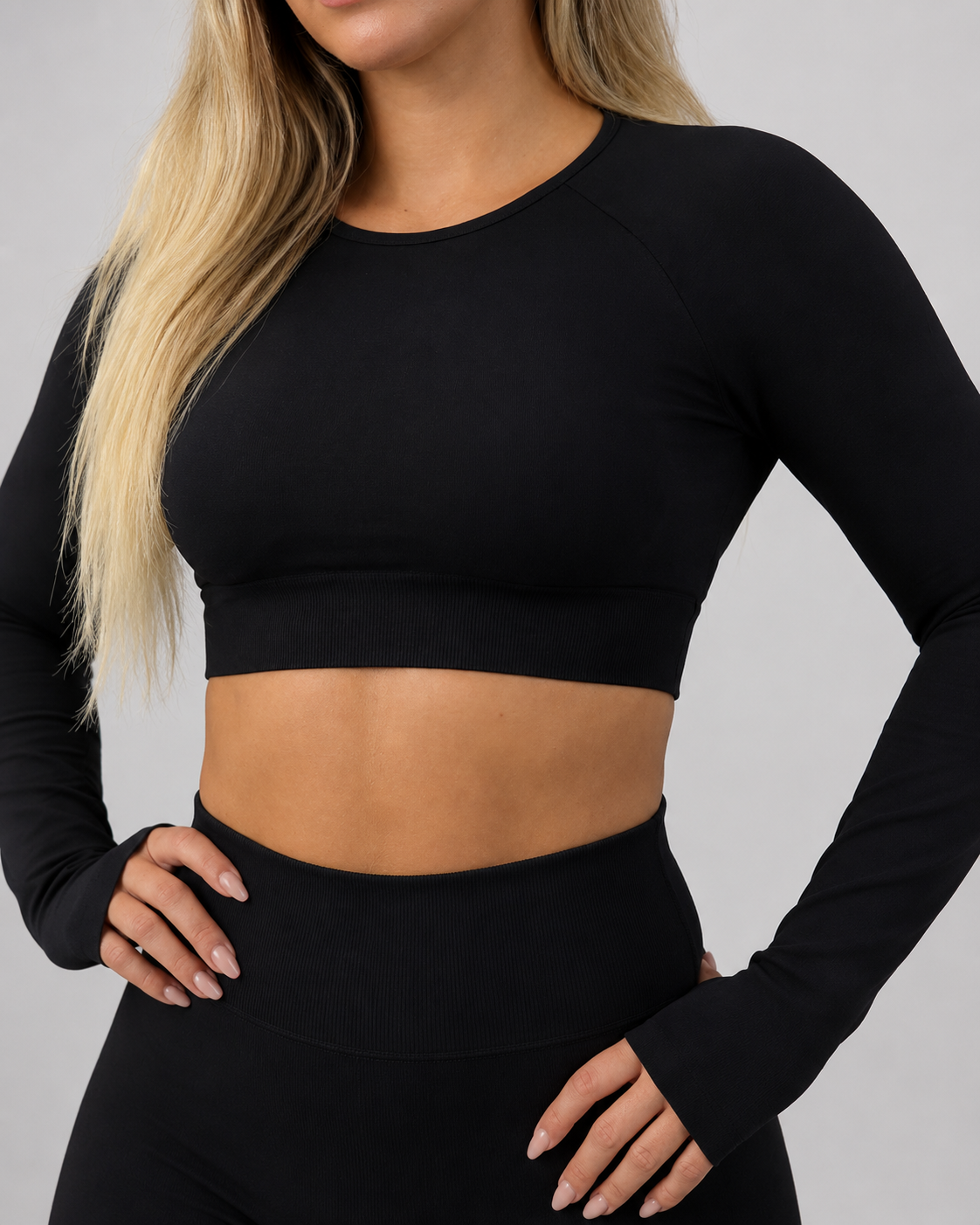 StretchFit Long Sleeve Top - Solid Athletics