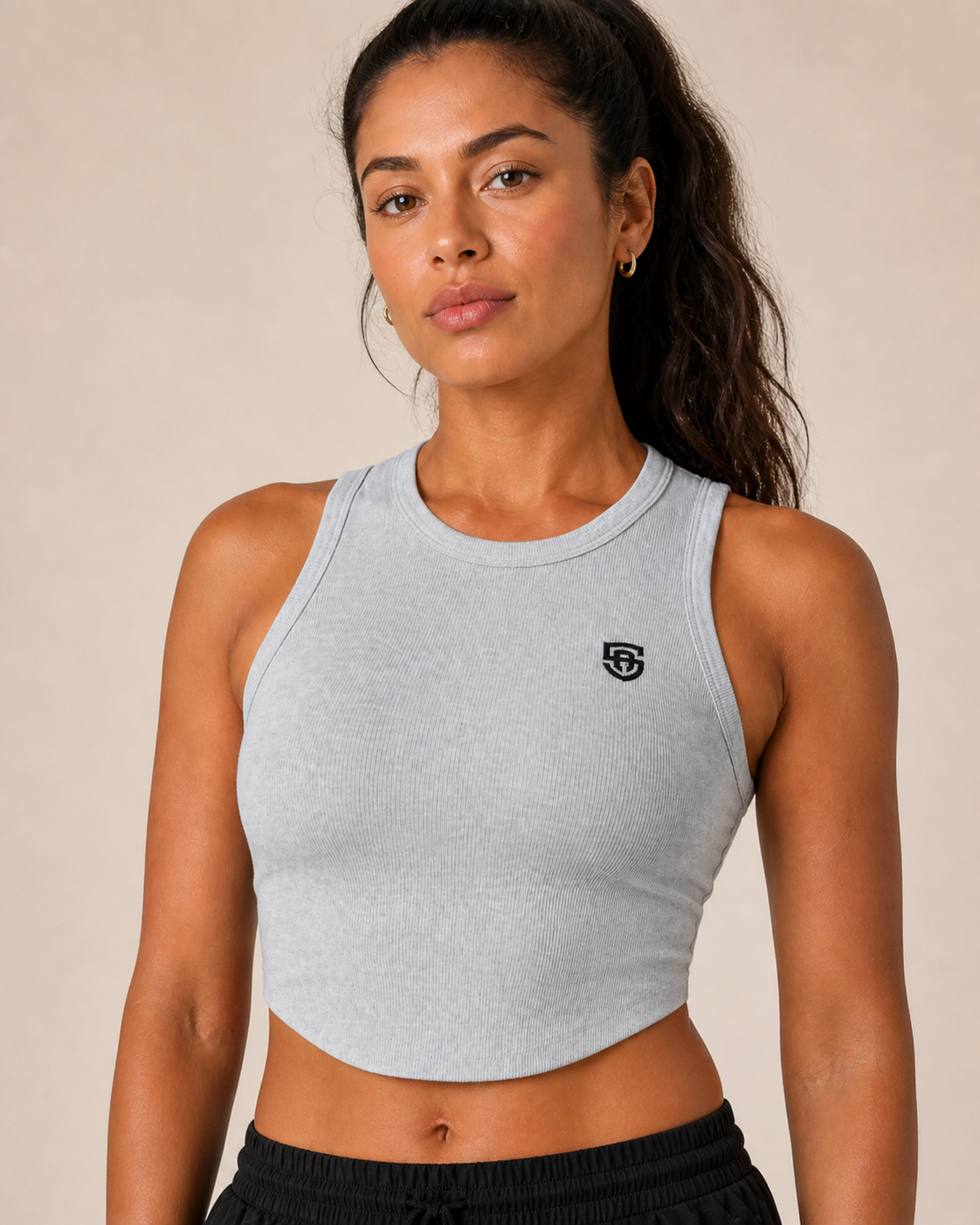 SlimFit Crop Top - Solid Athletics