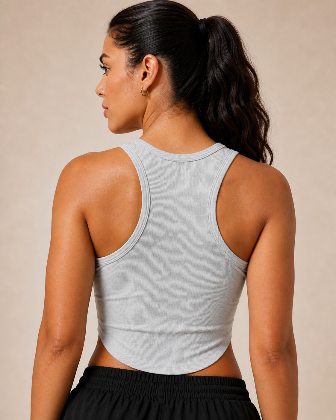 SlimFit Crop Top - Solid Athletics