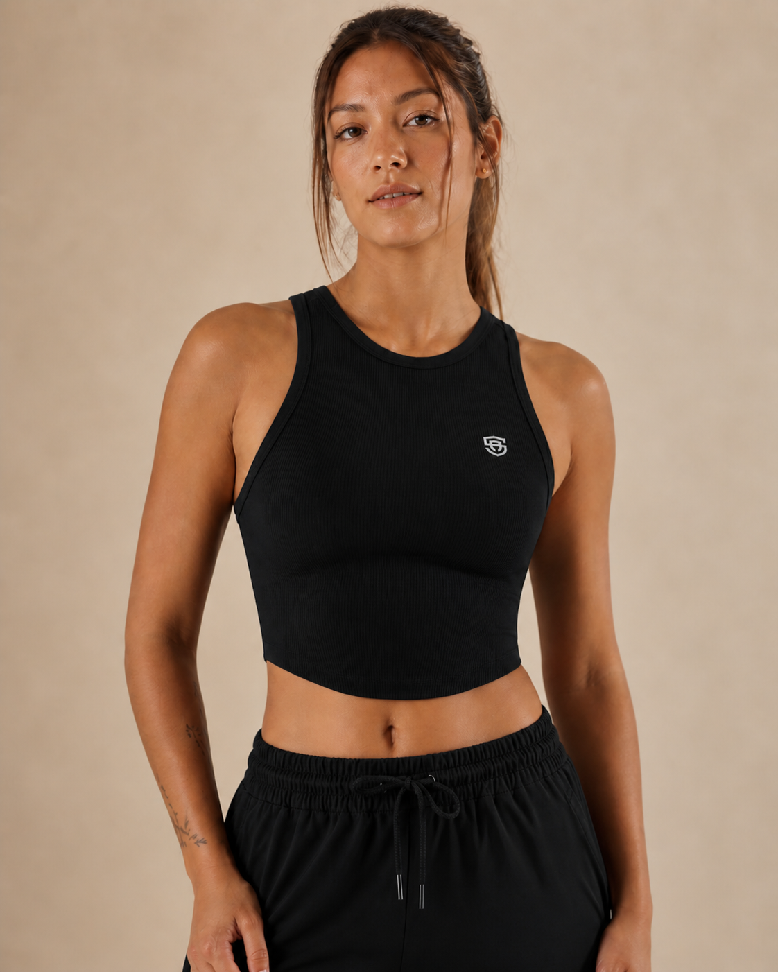 SlimFit Crop Top - Solid Athletics