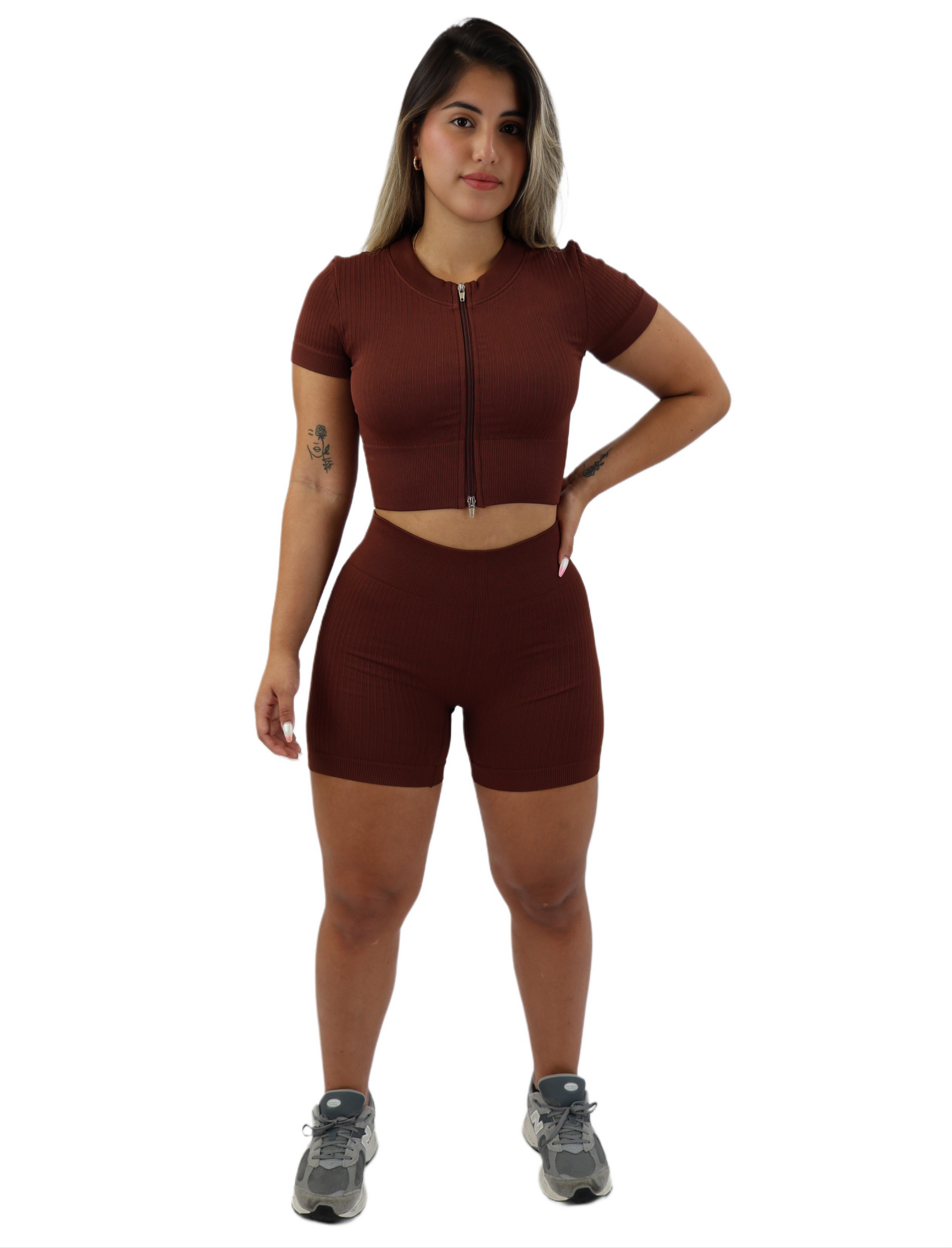 ZipFit Crop Top - Solid Athletics