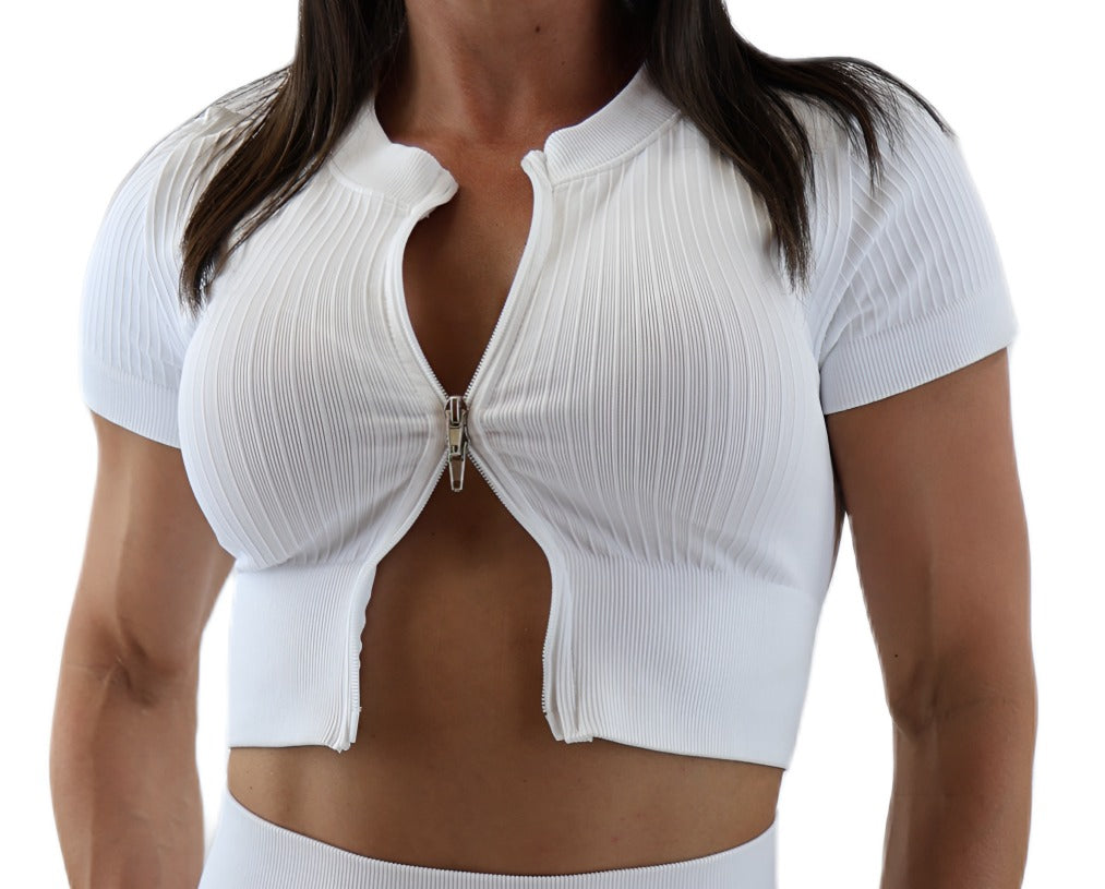 ZipFit Crop Top - Solid Athletics