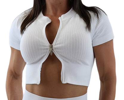 ZipFit Crop Top - Solid Athletics