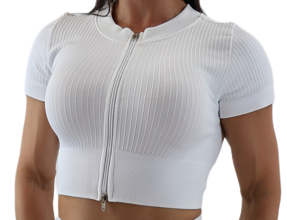 ZipFit Crop Top - Solid Athletics